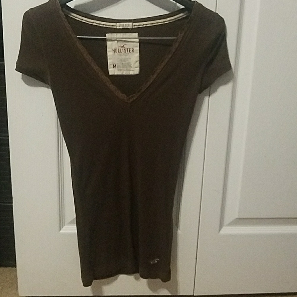 Brown Hollister top